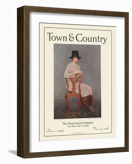 Town & Country, November 1st, 1919-null-Framed Art Print