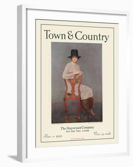 Town & Country, November 1st, 1919-null-Framed Art Print