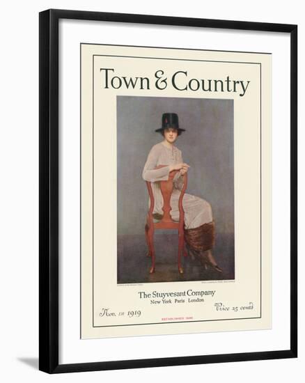 Town & Country, November 1st, 1919-null-Framed Art Print