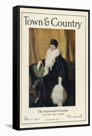 Town & Country, November 1st, 1921-null-Framed Stretched Canvas