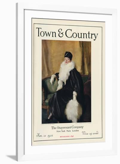 Town & Country, November 1st, 1921-null-Framed Art Print