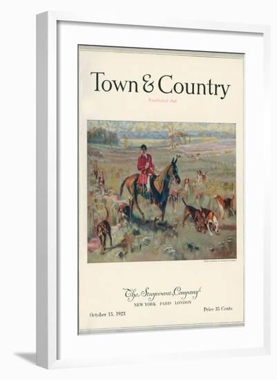 Town & Country, October 15th, 1923-null-Framed Art Print