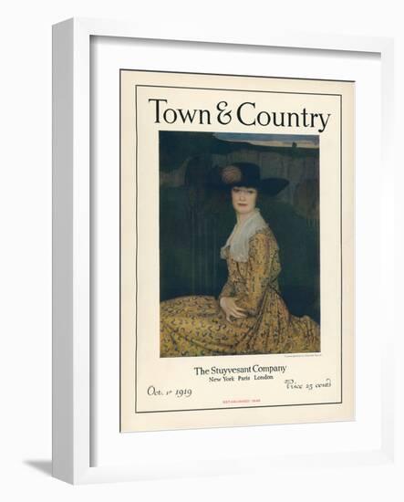 Town & Country, October 1st, 1919-null-Framed Art Print