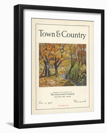 Town & Country, October 1st, 1920-null-Framed Art Print