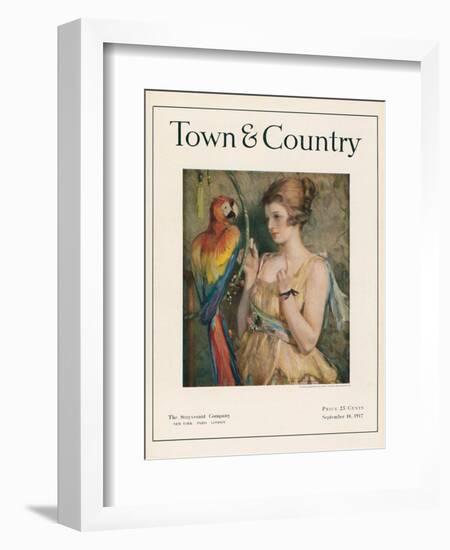 Town & Country, September 10th, 1917-null-Framed Art Print