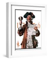 "Town Crier,"July 4, 1925-Joseph Christian Leyendecker-Framed Giclee Print