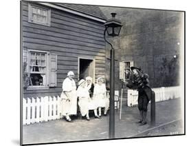 Town Crier on the High Street, 1926-null-Mounted Giclee Print