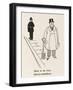 Town Folk Back from Country-William Heath Robinson-Framed Art Print