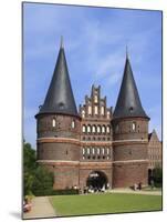 Town Gate Holstentor, Lubeck, Schleswig-Holstein, Germany-Ivan Vdovin-Mounted Photographic Print