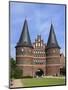 Town Gate Holstentor, Lubeck, Schleswig-Holstein, Germany-Ivan Vdovin-Mounted Photographic Print