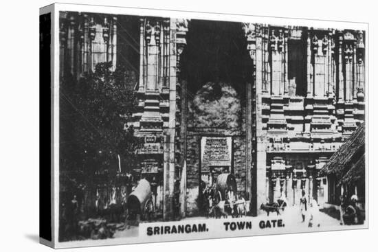 Town Gate, Srirangam, India, C1925-null-Stretched Canvas