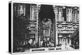 Town Gate, Srirangam, India, C1925-null-Stretched Canvas