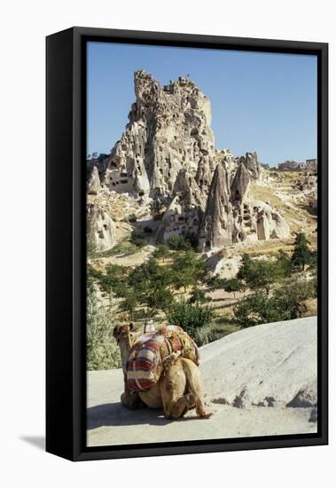 Town Gšreme, Tufa Caves-Bluehouseproject-Framed Stretched Canvas