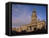 Town Hall, a Grand Victorian Building on the Headrow, Leeds, Yorkshire, England-Adam Woolfitt-Framed Stretched Canvas