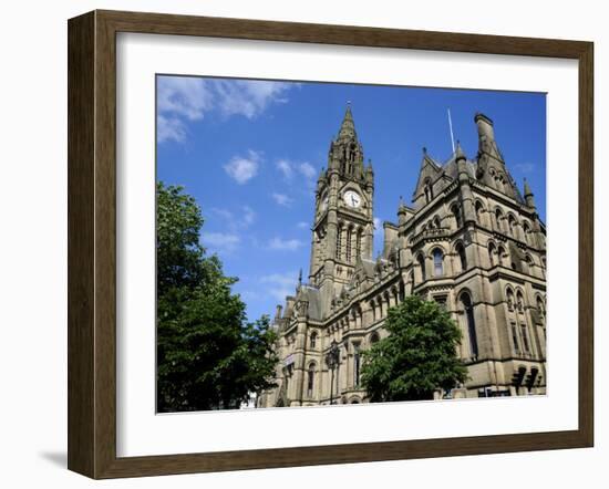 Town Hall, Albert Square, Manchester, England, United Kingdom, Europe-Richardson Peter-Framed Photographic Print