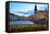 Town Hall and Canal at Dusk, Gothenburg, Sweden, Scandinavia, Europe-Frank Fell-Framed Stretched Canvas