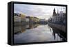 Town Hall and Canal at Sunset, Gothenburg, Sweden, Scandinavia, Europe-Frank Fell-Framed Stretched Canvas