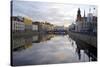 Town Hall and Canal at Sunset, Gothenburg, Sweden, Scandinavia, Europe-Frank Fell-Stretched Canvas