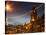 Town Hall and Christmas Lights on the Headrow, Leeds, West Yorkshire, Yorkshire, England, United Ki-Mark Sunderland-Stretched Canvas