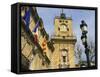 Town Hall and Clock Tower, Aix En Provence, Provence, France, Europe-Short Michael-Framed Stretched Canvas