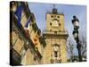 Town Hall and Clock Tower, Aix En Provence, Provence, France, Europe-Short Michael-Stretched Canvas