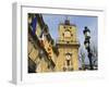 Town Hall and Clock Tower, Aix En Provence, Provence, France, Europe-Short Michael-Framed Photographic Print