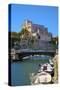 Town Hall and Harbour, Ciutadella, Menorca, Balearic Islands, Spain, Mediterranean, Europe-Neil Farrin-Stretched Canvas