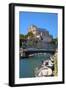 Town Hall and Harbour, Ciutadella, Menorca, Balearic Islands, Spain, Mediterranean, Europe-Neil Farrin-Framed Photographic Print