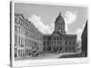 Town Hall and Mansion House, Liverpool, 19th Century-Edward Finden-Stretched Canvas