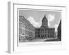 Town Hall and Mansion House, Liverpool, 19th Century-Edward Finden-Framed Giclee Print