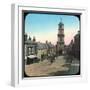 Town Hall and Market Street, Penryn, Cornwall, Late 19th or Early 20th Century-null-Framed Giclee Print