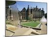 Town Hall and Peace Gardens, Sheffield, Yorkshire, England, United Kingdom-Neale Clarke-Mounted Photographic Print