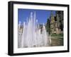 Town Hall and Peace Gardens, Sheffield, Yorkshire, England, United Kingdom-Neale Clarke-Framed Photographic Print