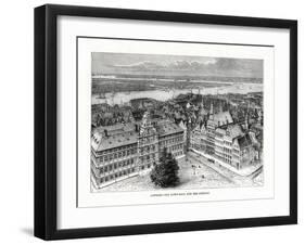 Town Hall and River Schelde, Antwerp, Belgium, 1879-Taylor-Framed Giclee Print