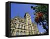 Town Hall and St. Peters Square, Manchester, England, UK, Europe-Neale Clarke-Framed Stretched Canvas