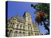 Town Hall and St. Peters Square, Manchester, England, UK, Europe-Neale Clarke-Stretched Canvas