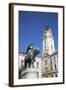 Town Hall and Statue of Janos Hunyadi, Pecs, Southern Transdanubia, Hungary, Europe-Ian Trower-Framed Photographic Print