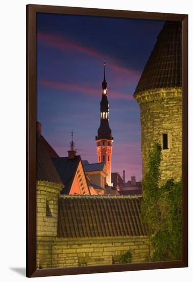 Town Hall and Town Wall-Jon Hicks-Framed Photographic Print