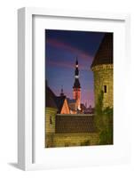 Town Hall and Town Wall-Jon Hicks-Framed Photographic Print