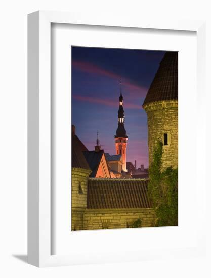 Town Hall and Town Wall-Jon Hicks-Framed Photographic Print