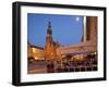 Town Hall at Dusk, Market Square (Rynek), Old Town, Wroclaw, Silesia, Poland, Europe-Frank Fell-Framed Photographic Print