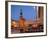 Town Hall at Dusk, Market Square (Rynek), Old Town, Wroclaw, Silesia, Poland, Europe-Frank Fell-Framed Photographic Print