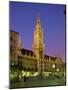 Town Hall at Night in the City of Munich, Bavaria, Germany, Europe-Scholey Peter-Mounted Photographic Print