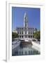 Town hall, Avenida dos Aliados, Porto (Oporto), Portugal, Europe-Markus Lange-Framed Photographic Print