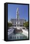 Town hall, Avenida dos Aliados, Porto (Oporto), Portugal, Europe-Markus Lange-Framed Stretched Canvas