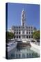 Town hall, Avenida dos Aliados, Porto (Oporto), Portugal, Europe-Markus Lange-Stretched Canvas