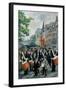 Town Hall Band, 14th July, Honfleur, France, 1997-Rosemary Lowndes-Framed Giclee Print
