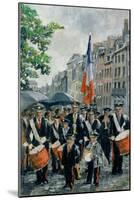 Town Hall Band, 14th July, Honfleur, France, 1997-Rosemary Lowndes-Mounted Giclee Print