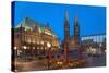 Town Hall, Cathedral, Town Hall Square, Bremen, Germany, Europe-Chris Seba-Stretched Canvas