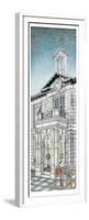 Town Hall Clock, Kirkby Lonsdale, Cumbria, 2009-Sandra Moore-Framed Premium Giclee Print